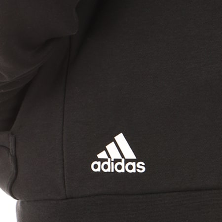 Adidas Performance - Sweat Zippé Capuche Essential Linear S98796 Noir 