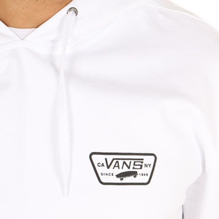 Vans - Sweat Capuche Full Patched VA2WF7 Blanc
