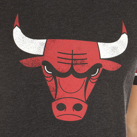 '47 Brand - Tee Shirt Avec Bandes Chicago Bulls 306367 Noir Chiné