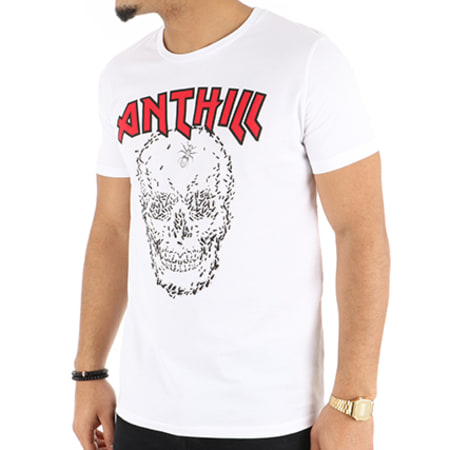 Anthill - Tee Shirt Skull Blanc
