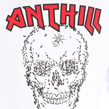 Anthill - Sweat Crewneck Skull Blanc