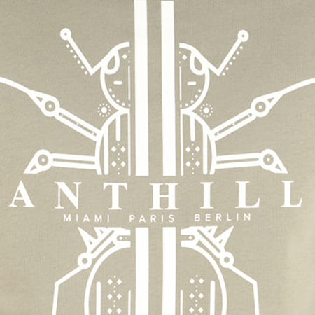Anthill - Sweat Capuche Split Vert Kaki