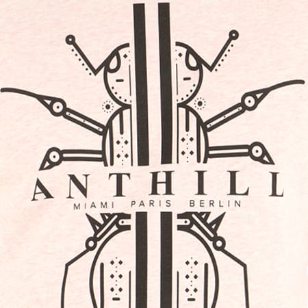 Anthill - Sweat Crewneck Split Rose Chiné