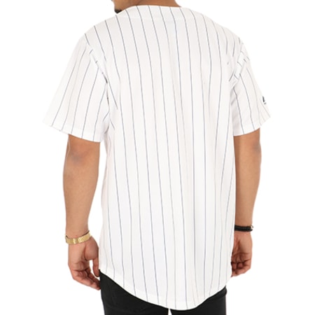 Majestic Athletic - Tee Shirt Oversize New York Yankees Replica Jersey Blanc 