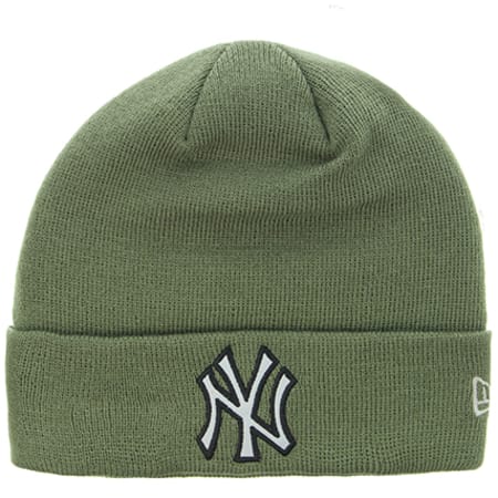 New Era - Bonnet Night Ops Cuff New York Yankees MLB Vert Kaki
