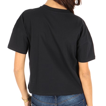 Calvin Klein - Tee Shirt Femme Crop Teco 6432 Noir