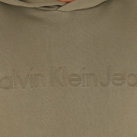 Calvin Klein - Sweat Capuche Harpo 2 J30J306407 Vert Kaki