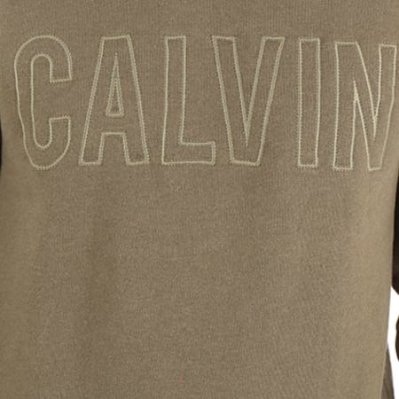 Calvin Klein - Sweat Crewneck Hyperon Vert Kaki 