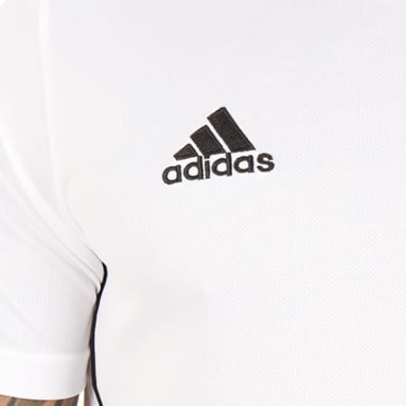 Adidas Sportswear - Tee Shirt De Sport Core 18 Jersey Blanc