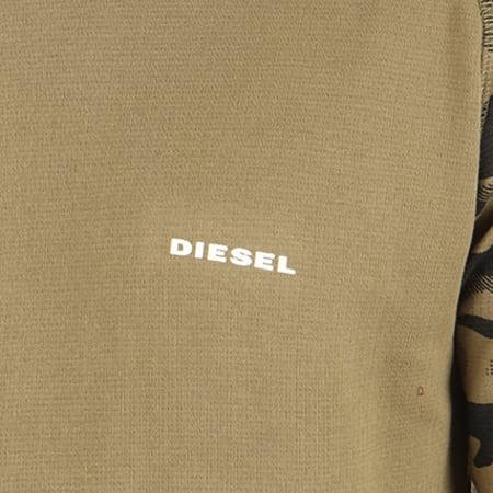 Diesel - Sweat Crewneck UMLT-Casey Vert Kaki Camouflage