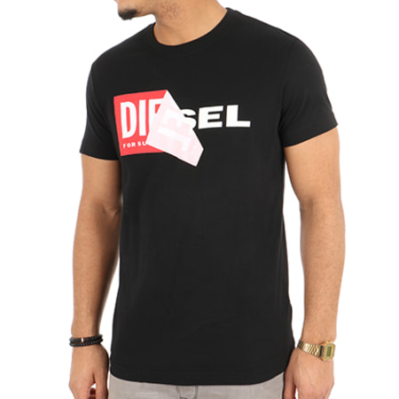 Diesel - Tee Shirt T-Diego-QA Noir