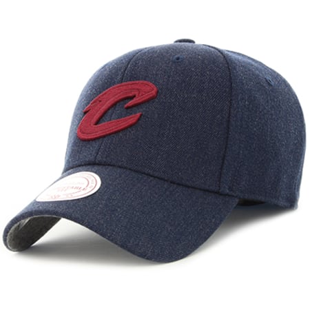 Mitchell and Ness - Casquette Heather Low Pro Cleveland Cavaliers NBA Bleu Marine