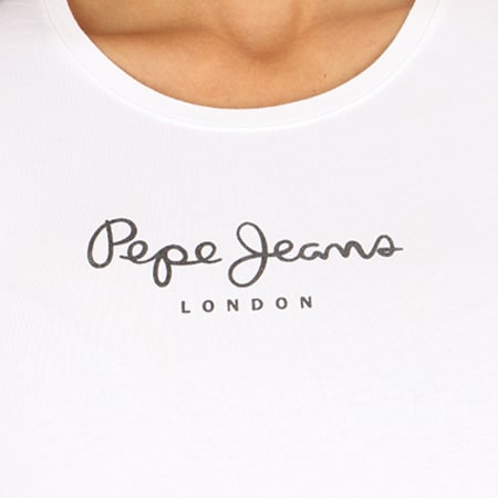 Pepe Jeans - Tee Shirt Femme New Virginia Blanc