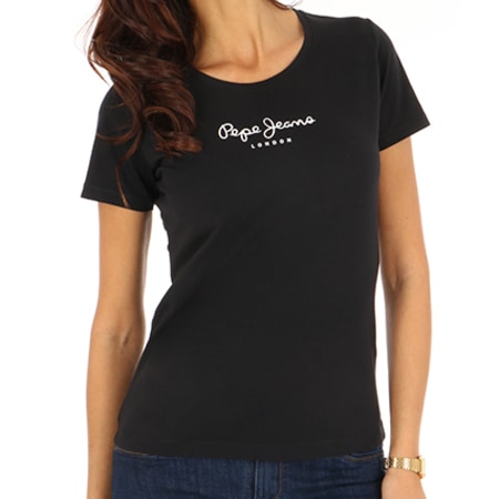 Pepe Jeans - Tee Shirt Femme New Virginia Noir