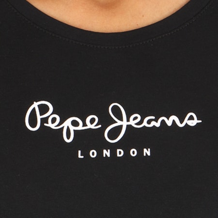 Pepe Jeans - Tee Shirt Femme New Virginia Noir