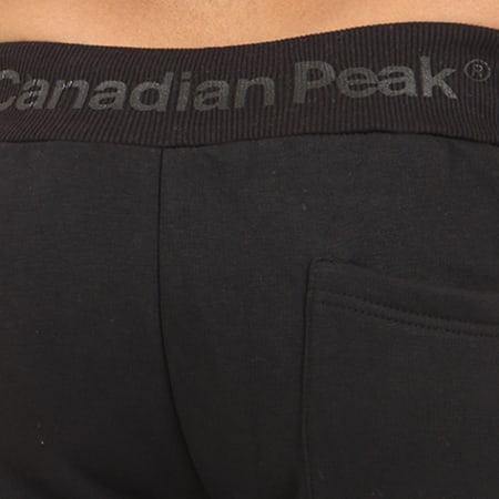 Canadian Peak - Pantalon Jogging Menio Noir Jaune Fluo