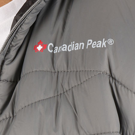 Canadian Peak - Doudoune Réversible Berg Gris Anthracite Noir