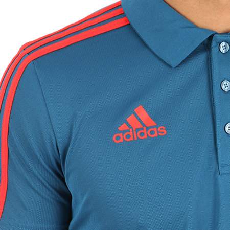Adidas Sportswear - Polo Manches Courtes RFCF CE8811 Bleu Marine