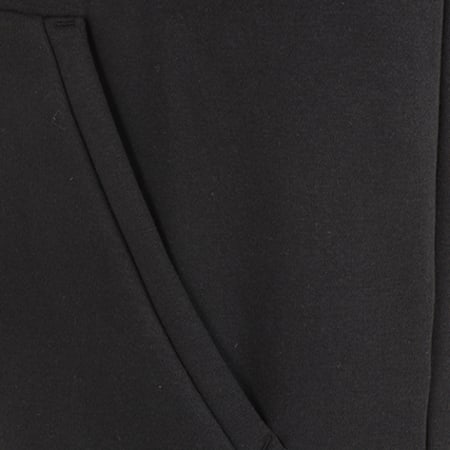 Adidas Sportswear - Sweat Zippé Capuche Avec Bandes Essential 3 Stripes BA7368 Noir