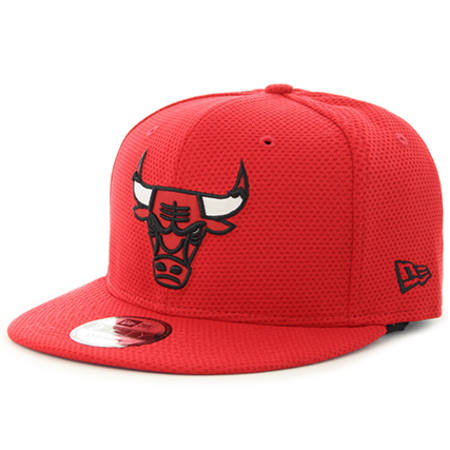 New Era - Casquette Snapback Team Mesh Chicago Bulls Rouge