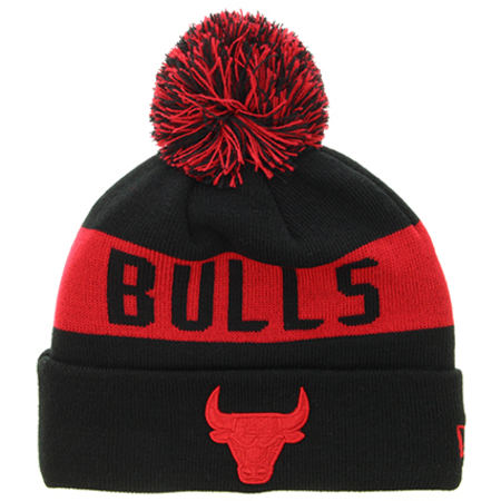 New Era - Bonnet Team Tonal Chicago Bulls Noir Rouge