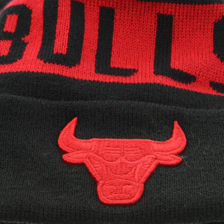 New Era - Bonnet Team Tonal Chicago Bulls Noir Rouge