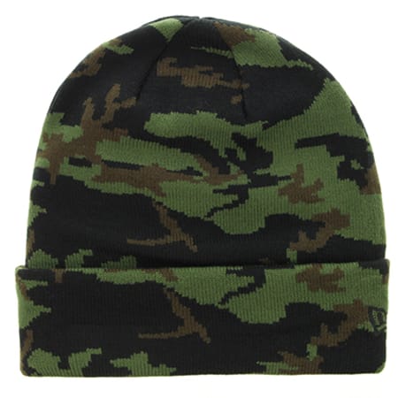 New Era - Bonnet Cuff Vert Kaki Camouflage