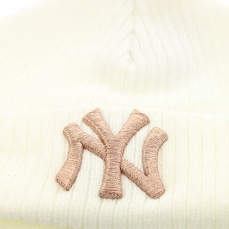New Era - Bonnet Femme Sport Waffle New York Yankees Blanc Rose 