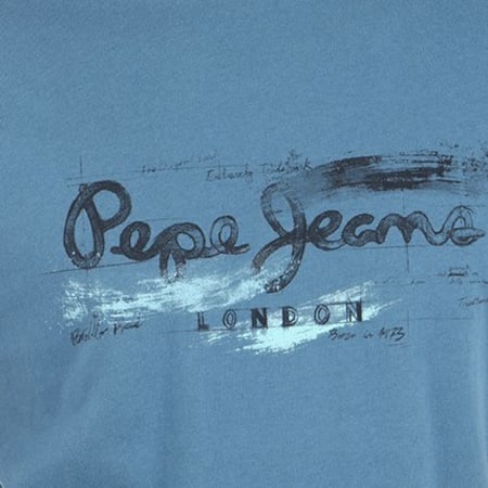 Pepe Jeans - Tee Shirt Abad Bleu Marine