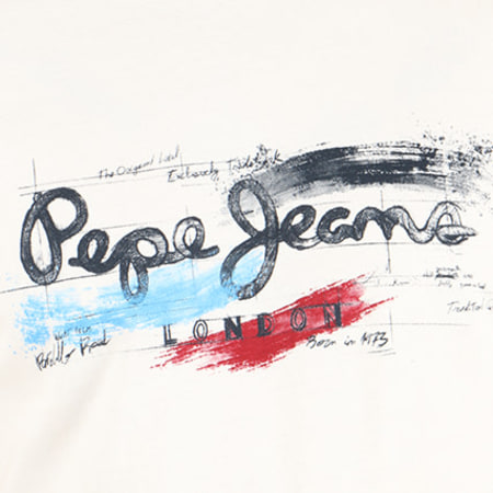 Pepe Jeans - Tee Shirt Abad Blanc