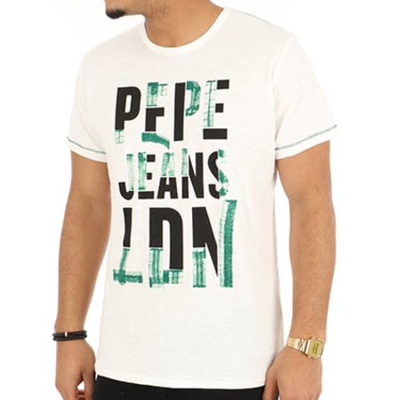 Pepe Jeans - Tee Shirt Willem Blanc