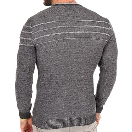 John H - Pull 3016 Gris Anthracite Chiné
