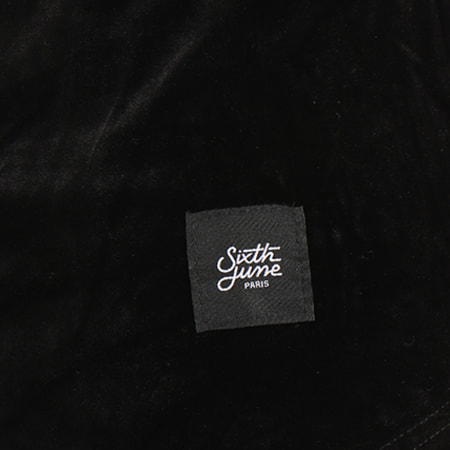 Sixth June - Tee Shirt Capuche Oversize Velours M2961CTS Noir
