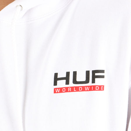 HUF - Sweat Capuche Stadium United Blanc 