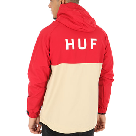 HUF - Coupe-Vent Standard Shell Rouge Beige