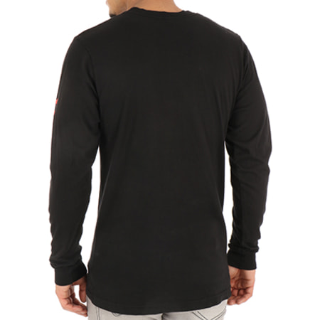 HUF - Tee Shirt Manches Longues Oversize Domestic Noir 