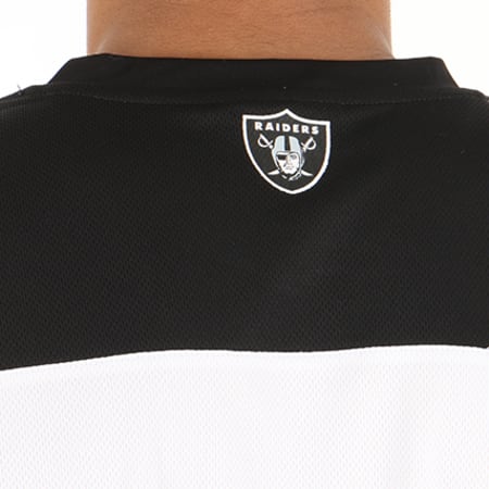 Majestic Athletic - Tee Shirt De Sport Oakland Raiders MOR3786WB Blanc Noir