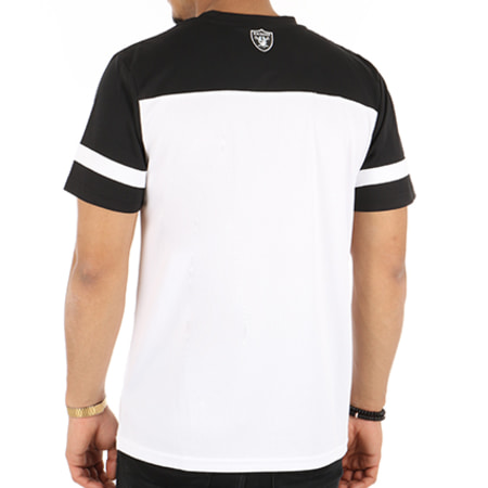 Majestic Athletic - Tee Shirt De Sport Oakland Raiders MOR3786WB Blanc Noir