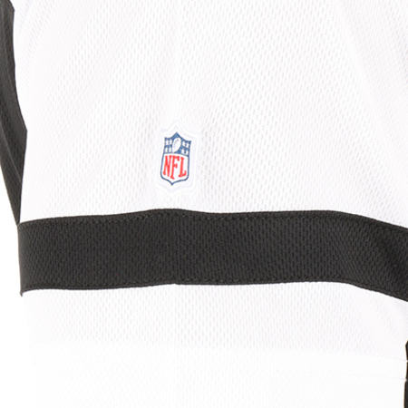 Majestic Athletic - Tee Shirt De Sport Oakland Raiders MOR3786WB Noir Blanc