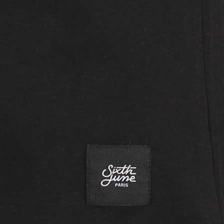 Sixth June - Tee Shirt Manches Longues Oversize M2954CTS Noir Gris Chiné