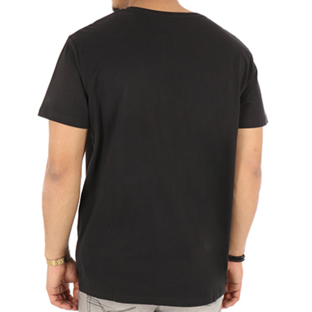 Timberland - Tee Shirt Linear Stacked Noir