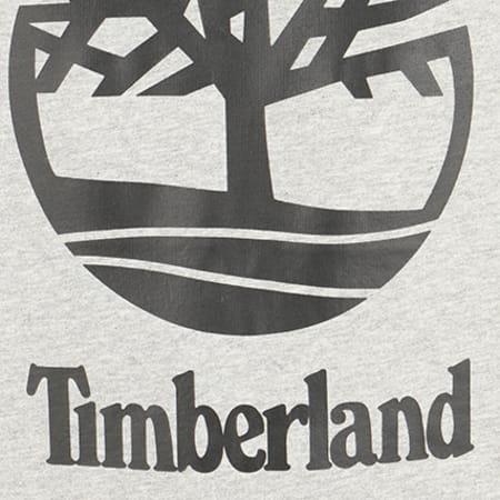 Timberland - Sweat Crewneck Stacked Logo Gris Chiné