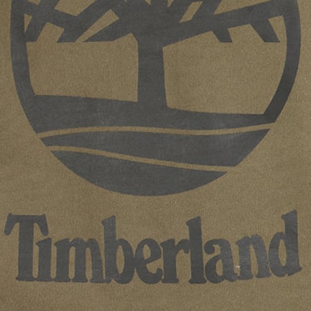 Timberland - Sweat Capuche Stacked Logo Vert Kaki