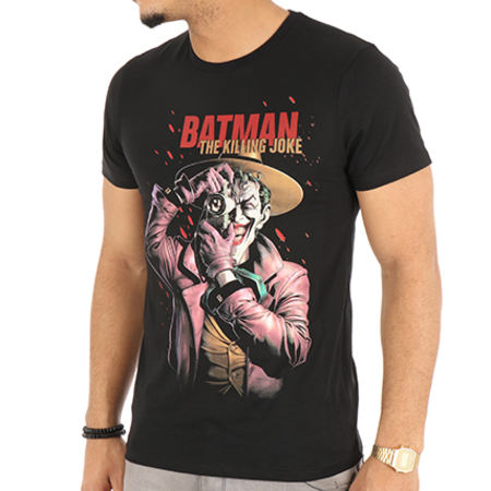 DC Comics - Tee Shirt Joker Killing Joke Noir 