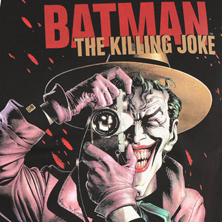 DC Comics - Tee Shirt Joker Killing Joke Noir 