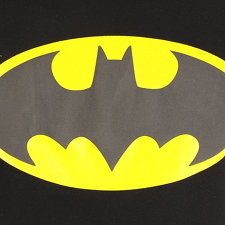 DC Comics - Tee Shirt Grunge Classic Logo Noir