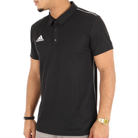 Adidas Sportswear - Polo Manches Courtes Core 18 CE9037 Noir