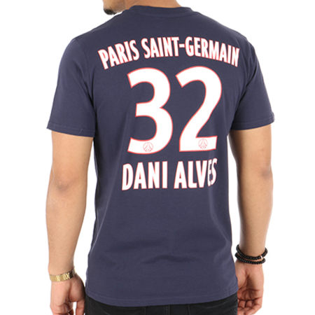 Foot - Tee Shirt Dani Alves Bleu Marine