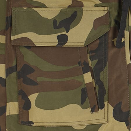 Classic Series - Blouson Fourrure CP7078 Vert Kaki Camouflage