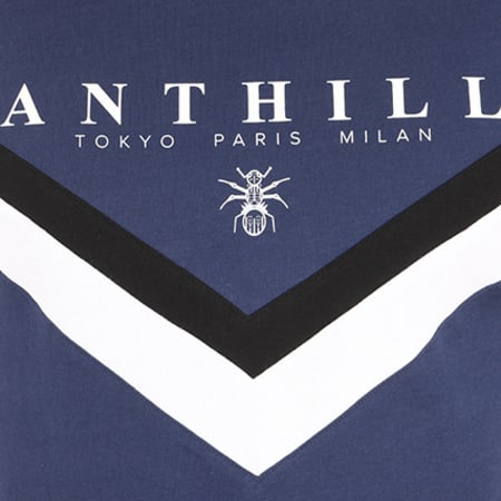 Anthill - Tee Shirt Chevron Bleu Marine